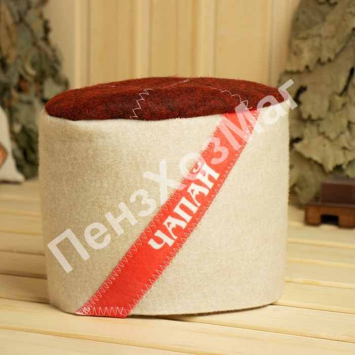 Шапка — папаха для бани «Чапай» [9293801] ПензХозМаг