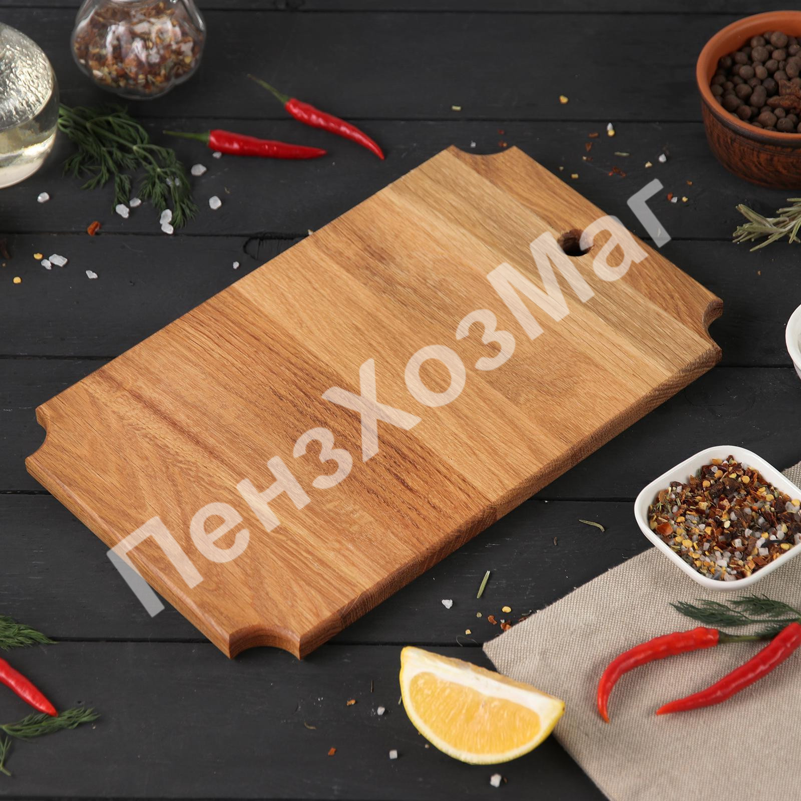 Доска разделочная Mаgistrо «Модерн», 29×18×1,2 см, дуб ПензХозМаг