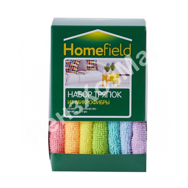 Набор тряпок универс. HOMEFIELD, 30х30 см, 7 шт ПензХозМаг