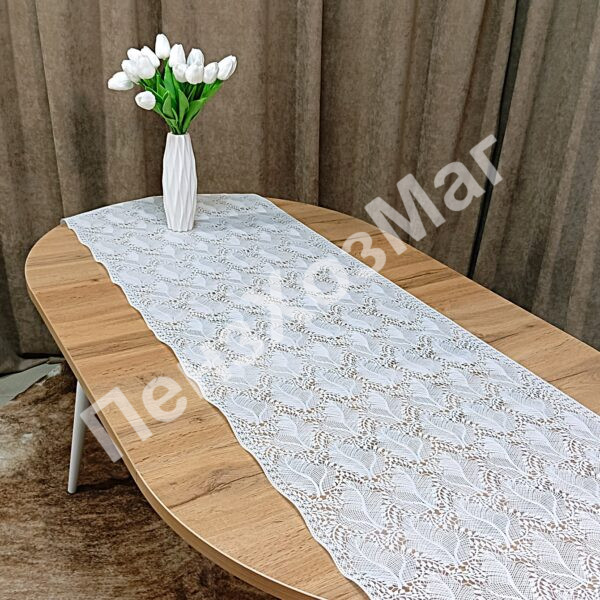 Салфетка в рулоне ажурная. 50см*20м, WHITE [LA-0728UP] ПензХозМаг