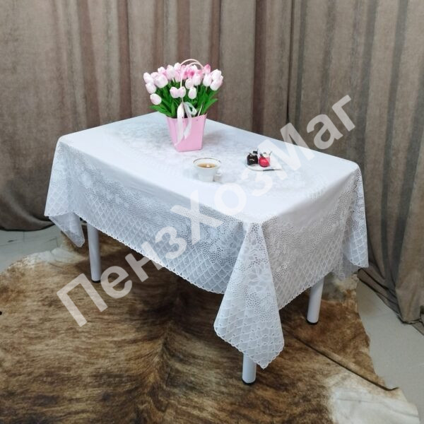 Скатерти ЛИОН в рулоне 137×182 cм (10 шт) WHITE [LP-0910U182] ПензХозМаг