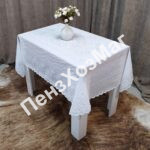 Скатерть VESTA 120×160 см WHITE ПензХозМаг