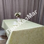 Клеенка «JACQUARD» GOLD тканевая с PVC покрытием 1,40*20м [YM-T17A] ПензХозМаг