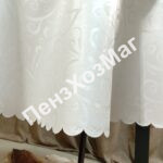 Скатерть «KAMELIA» ПВХ, на тканевой основе, термостойкая. КРУГ. d=180 см. [KAM180] ПензХозМаг