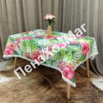Скатерть «ЭКСКЛЮЗИВ» тканевая с TPU р 1.40*2.20 м. [E-0011-220] ПензХозМаг