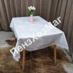 Скатерть «ЭКСКЛЮЗИВ ЖАККАРД» тканевая с TPU р 1.40*1.80 м. [E-21627-180] ПензХозМаг