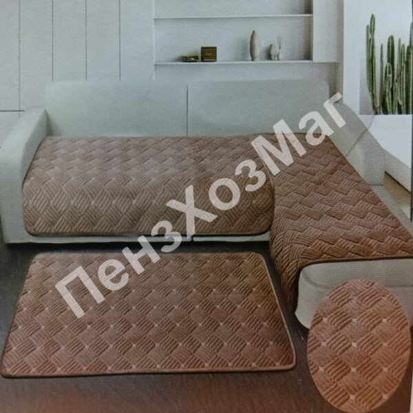 Дивандек «СТЕЖКА» 3-х предметный Светло-Коричневый 90X160-2 90X210 [D3-90210-3] ПензХозМаг