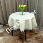 Скатерть «Exclusive» на тканевой основе р d 140 см. КРУГ [EKLK-82058] ПензХозМаг