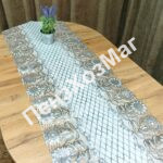Салфетка в рулоне ажурная. FELICITA 50см*20м, SILVER [LJ-0319B] ПензХозМаг