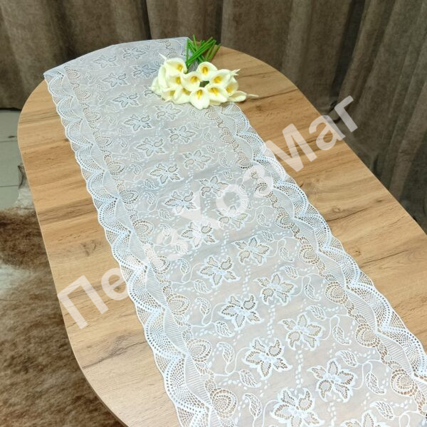 Салфетка в рулоне ажурная. FELICITA 50см*20м, WHITE [MX-0317U] ПензХозМаг